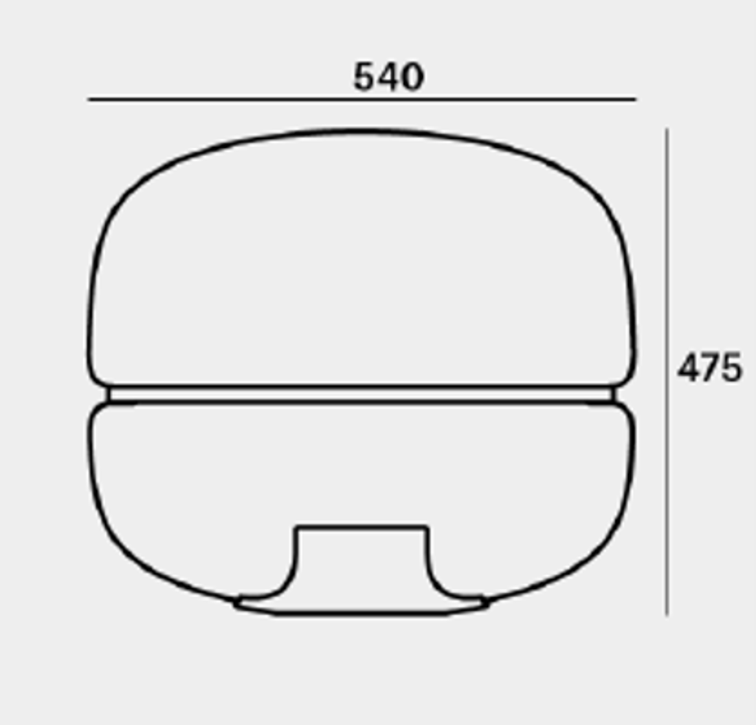 Slika od MACARON L LAMPA 54X47,5 cm
