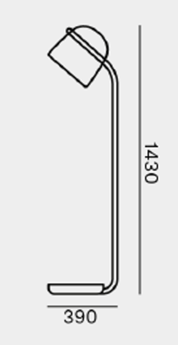 Slika od MONA MEDIUM PODNA LAMPA 39X143 cm