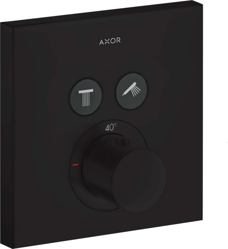 Slika od AXOR ShowerSolutions Thermostat for concealed installation square for 2 functions