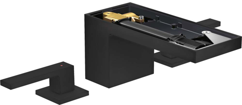 Slika od AXOR MyEdition 3-hole basin mixer 70 with push-open waste set without plate