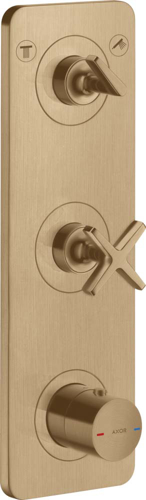 Slika od AXOR Citterio E Thermostatic module 380/120 for concealed installation for 2 functions with plate