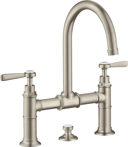 Slika od AXOR Montreux 2-handle basin mixer 220 with lever handles and pop-up waste set