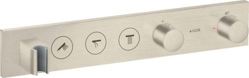 Slika od AXOR ShowerSolutions Thermostatic module Select 530/90 for concealed installation for 3 functions