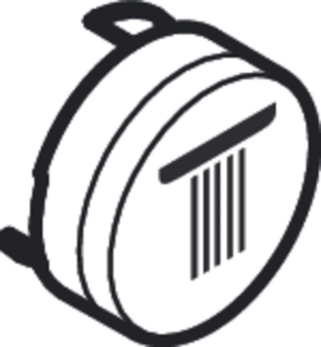 Slika od  Symbol showerhead Rain large