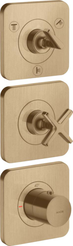 Slika od AXOR Citterio E Thermostatic module 380/120 for concealed installation for 3 functions with escutcheons