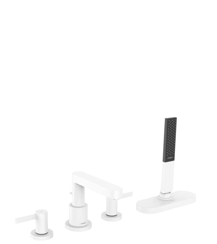 Slika od  Finoris 4-hole rim mounted bath mixer with sBox