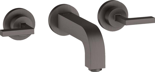 Slika od AXOR Citterio 3-hole basin mixer for concealed installation wall-mounted with spout 162 mm, lever handles and escutcheons