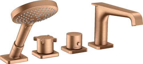 Slika od AXOR Citterio E 4-hole rim mounted thermostatic bath mixer