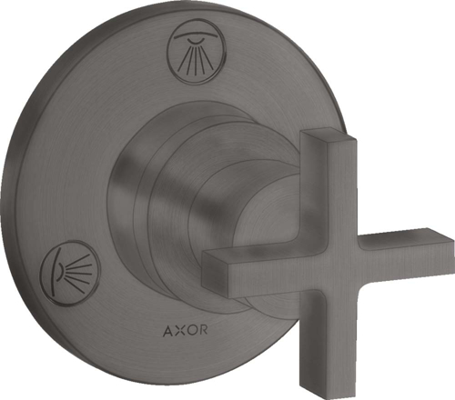 Slika od AXOR Citterio Shut-off/ diverter valve Trio/ Quattro for concealed installation with cross handle