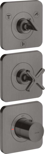 Slika od AXOR Citterio E Thermostatic module 380/120 for concealed installation for 3 functions with escutcheons