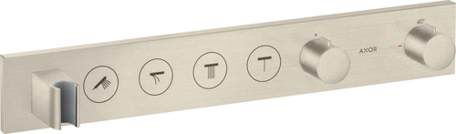 Slika od AXOR ShowerSolutions Thermostatic module Select 600/90 for concealed installation for 4 functions