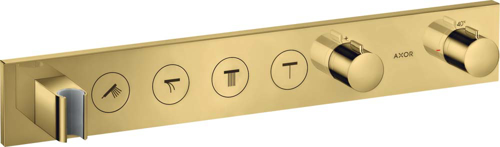 Slika od AXOR ShowerSolutions Thermostatic module Select 600/90 for concealed installation for 4 functions