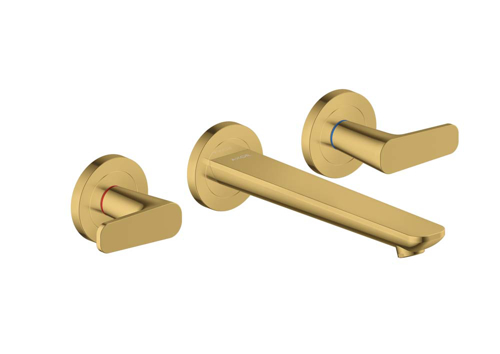 Slika od AXOR Citterio C 3-hole basin mixer for concealed installation wall-mounted with spout 195 mm