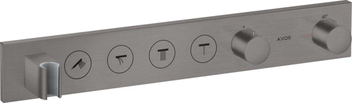 Slika od AXOR ShowerSolutions Thermostatic module Select 600/90 for concealed installation for 4 functions