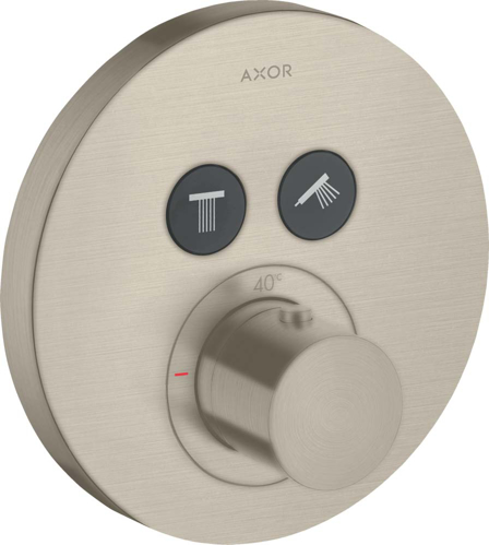Slika od AXOR ShowerSolutions Thermostat for concealed installation round for 2 functions