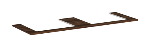 Slika od  Xelu Q Console 1560/550 with 2 cutouts for countertop basin ground 600/480