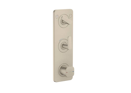 Slika od AXOR Citterio C Thermostatic module 380/120 for concealed installation with plate for 2 functions