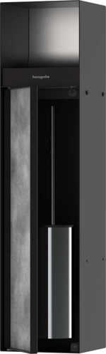 Slika od  XtraStoris Rock Recessed toilet brush holder with toilet paper holder and tileable door