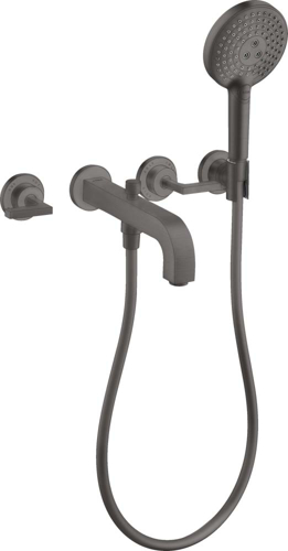 Slika od AXOR Citterio 3-hole bath mixer for concealed installation wall-mounted with lever handles and escutcheons