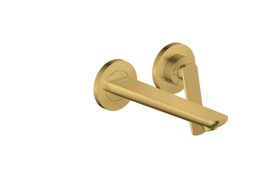 Slika od AXOR Citterio C Single lever basin mixer for concealed installation wall-mounted with spout 195 mm - cubic cut