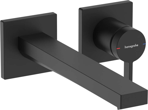 Slika od  Tecturis E Single lever basin mixer for concealed installation wall-mounted EcoSmart+ with spout 22,5 cm