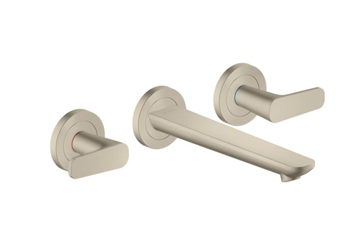 Slika od AXOR Citterio C 3-hole basin mixer for concealed installation wall-mounted with spout 195 mm