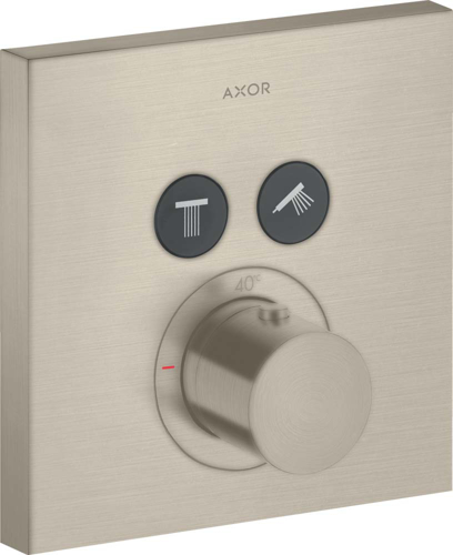 Slika od AXOR ShowerSolutions Thermostat for concealed installation square for 2 functions