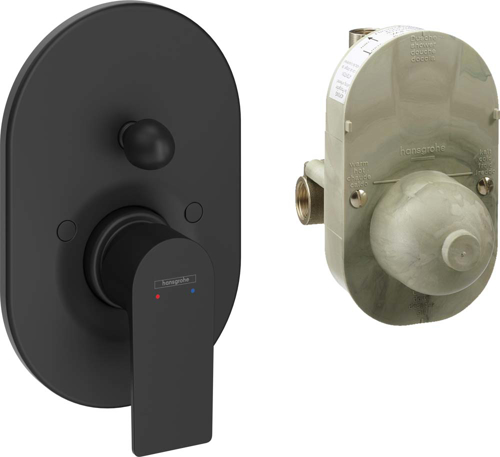 Slika od  Rebris E Single lever bath mixer set for concealed installation