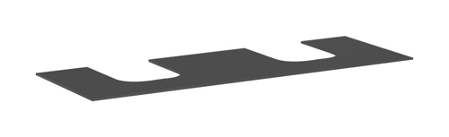 Slika od  Xevolos E Console 1570/550 with 2 cutouts for countertop basin ground