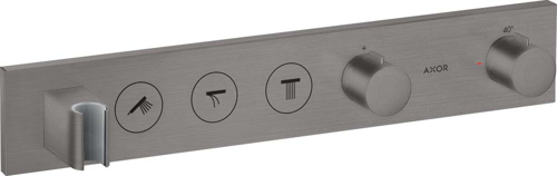 Slika od AXOR ShowerSolutions Thermostatic module Select 530/90 for concealed installation for 3 functions