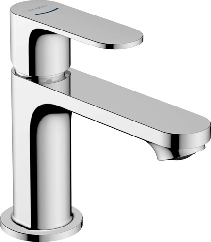 Slika od  Rebris S Pillar tap 80 with lever handle for cold water or pre-adjusted water without waste set