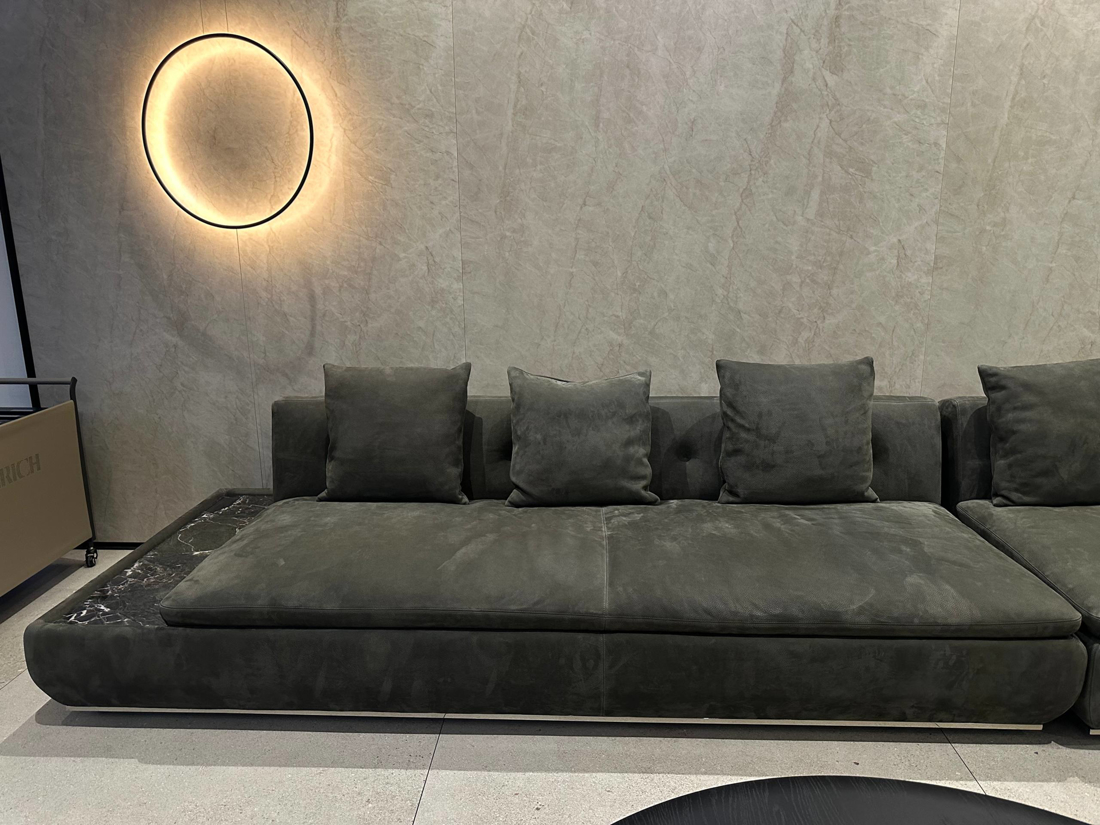 Slika od OAZA SOFA SA STOCICEM LEVO 244*106*h64 cm NUBUCK