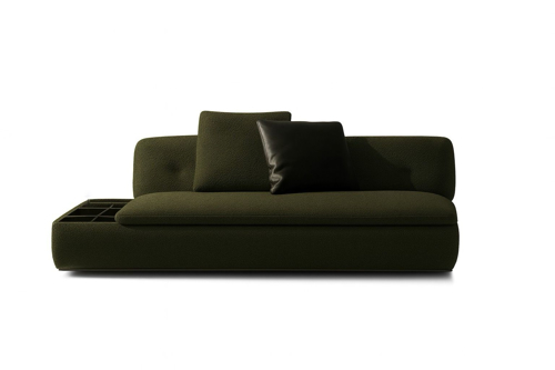 Slika od OAZA SOFA SA STOCICEM LEVO 244*106*h64 cm NUBUCK