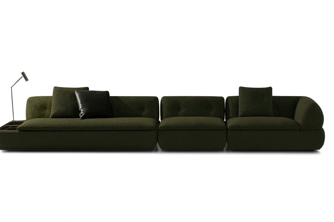 Slika od OAZA  SOFA KOMPOZICIJA 490x106xh64 cm NUBUCK KOŽA