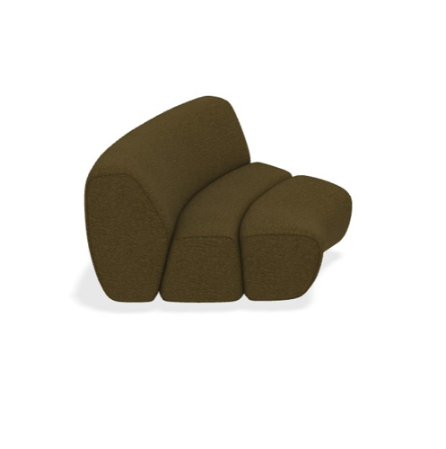 Slika od VELVET DREAM SOFA ZAKRIVLJENA 131*109*h67,5 cm