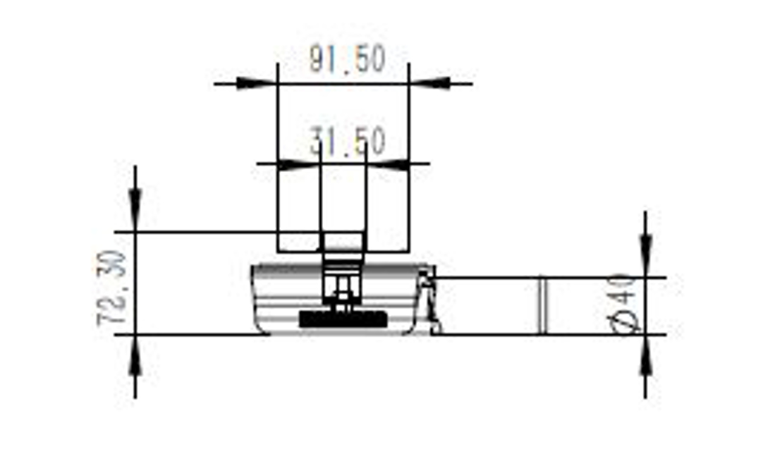 Slika od TUŠ KANALICA 800 MM MT03 HROM