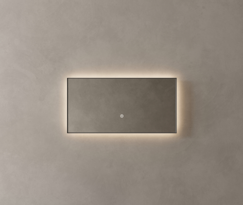 Slika od MIRANO OGLEDALO 80X40 CM SA METALNIM OKVIROM I LED SVETLOM