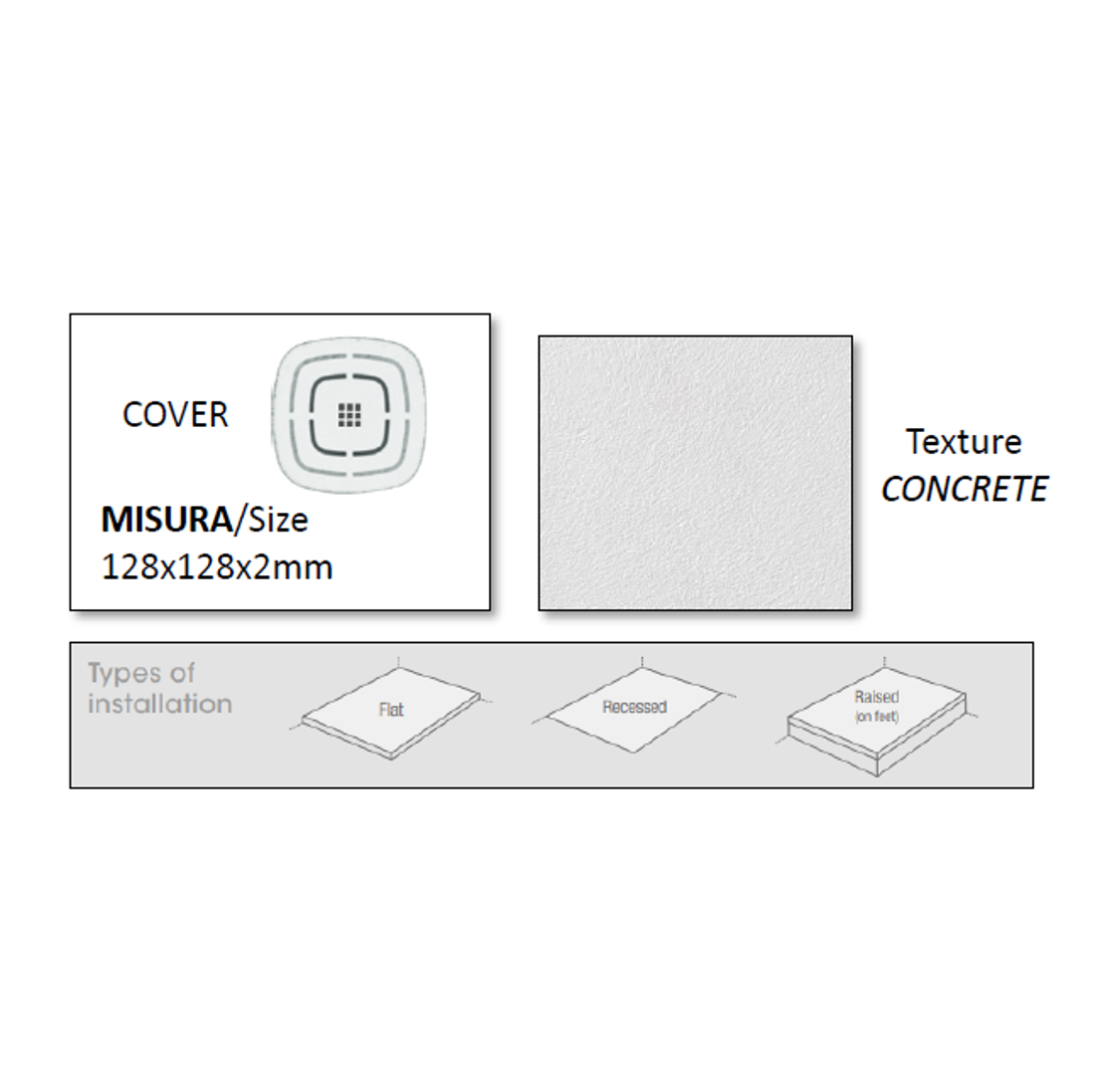 Slika od FORMAT AMALFI POKLOPAC TUS KADICE WHITE