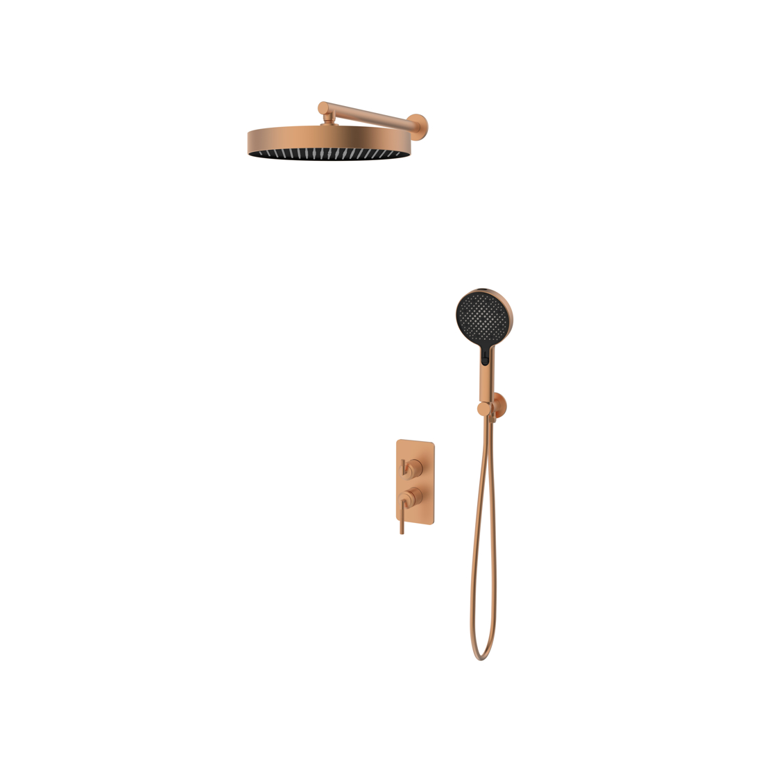 Slika od BLISS TUŠ SET (2 FUNKCIJE) BRUSHED ROSE GOLD