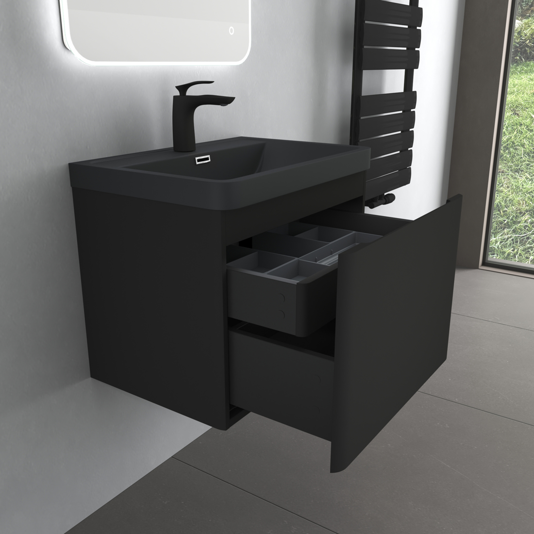 Slika od ANCONA KABINET BLACK 600X420