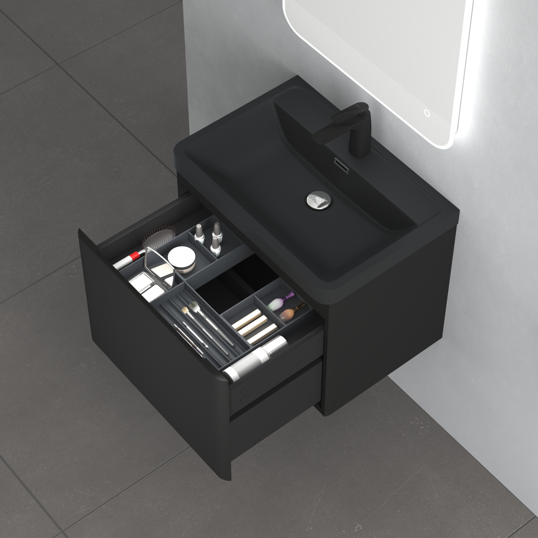 Slika od ANCONA KABINET BLACK 900X480