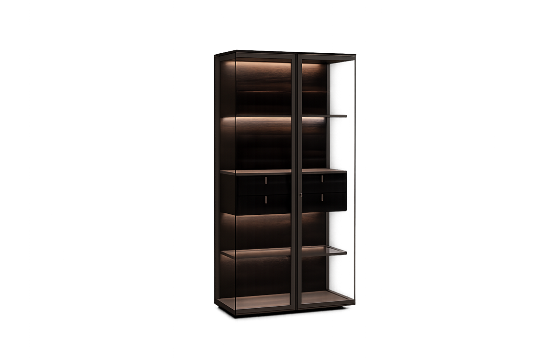 Slika od ANTE VITRINA SMOAKED OAK W807 *D410 *H1603