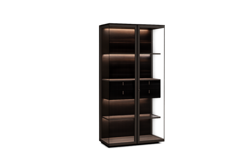 Slika od ANTE VITRINA SMOAKED OAK W807 *D410 *H1603