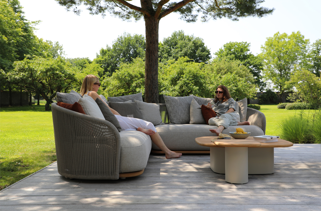 Slika od WAVE KLUB STO 42X42Xh39 CM TEAK TOP MOCHA