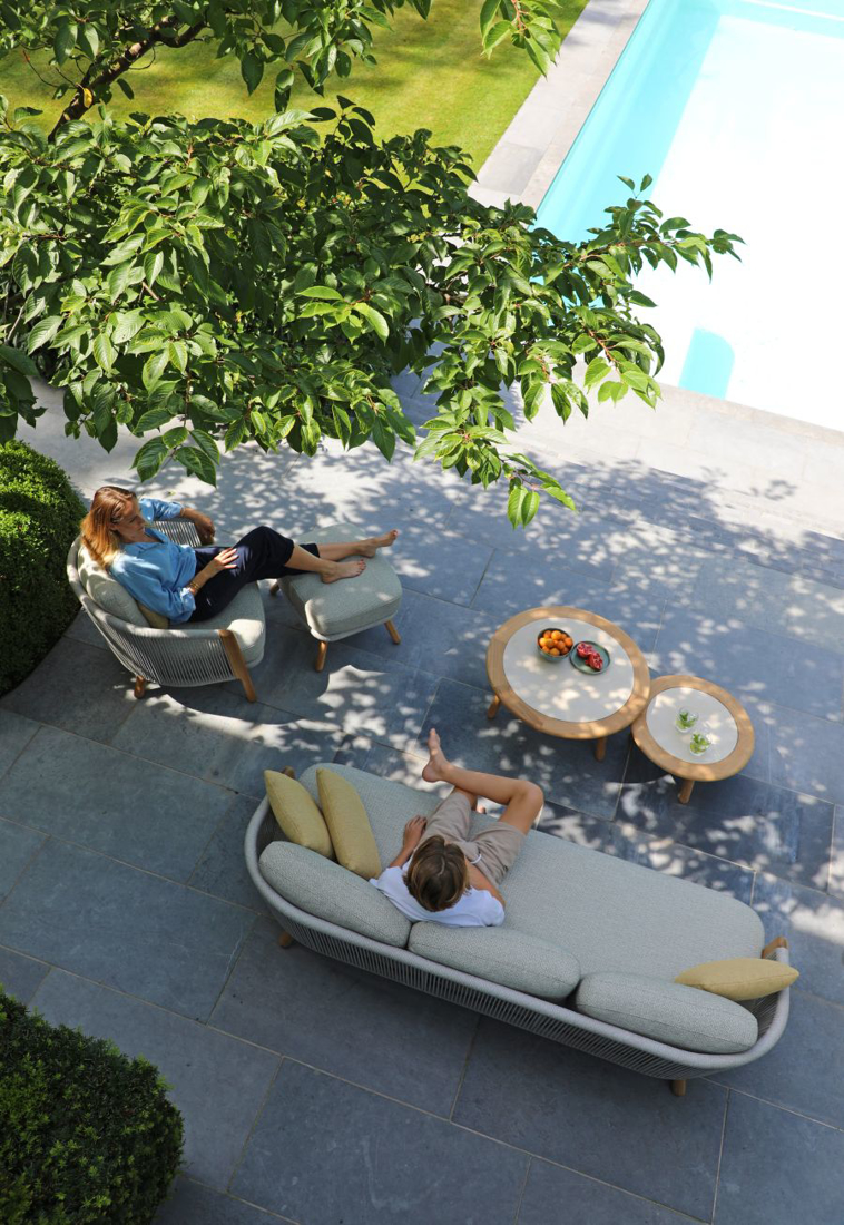 Slika od SOFA HAVEN 3 SEAT TEAK MOCHA Fontelina C/140