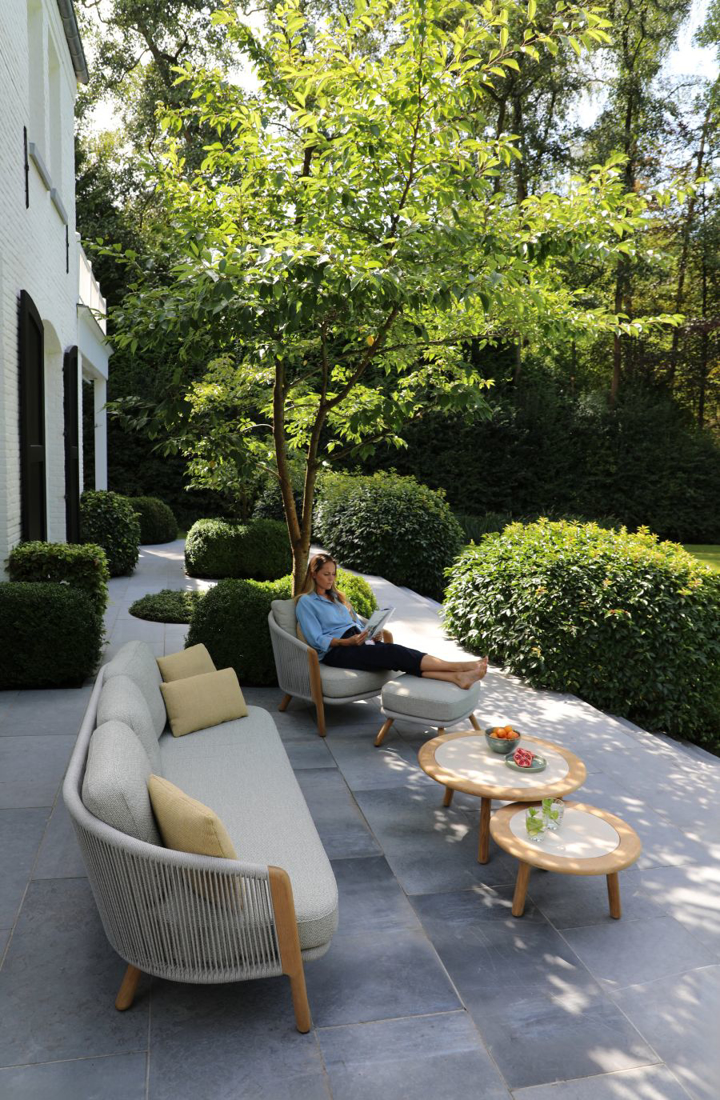 Slika od SOFA HAVEN 3 SEAT TEAK MOCHA Fontelina C/140