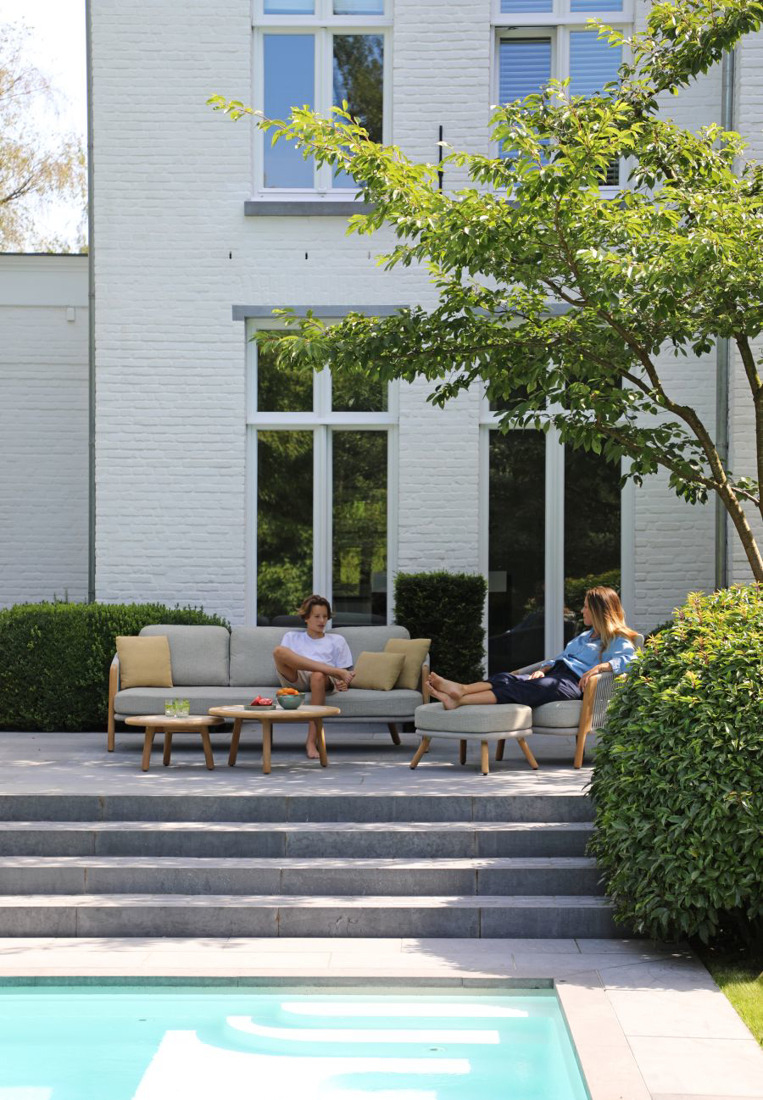 Slika od SOFA HAVEN 3 SEAT TEAK MOCHA Fontelina C/140