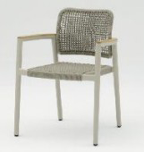 Slika od TOLO STOLICA SA TEAK RUKON. 59X56 RO6 MOCHA