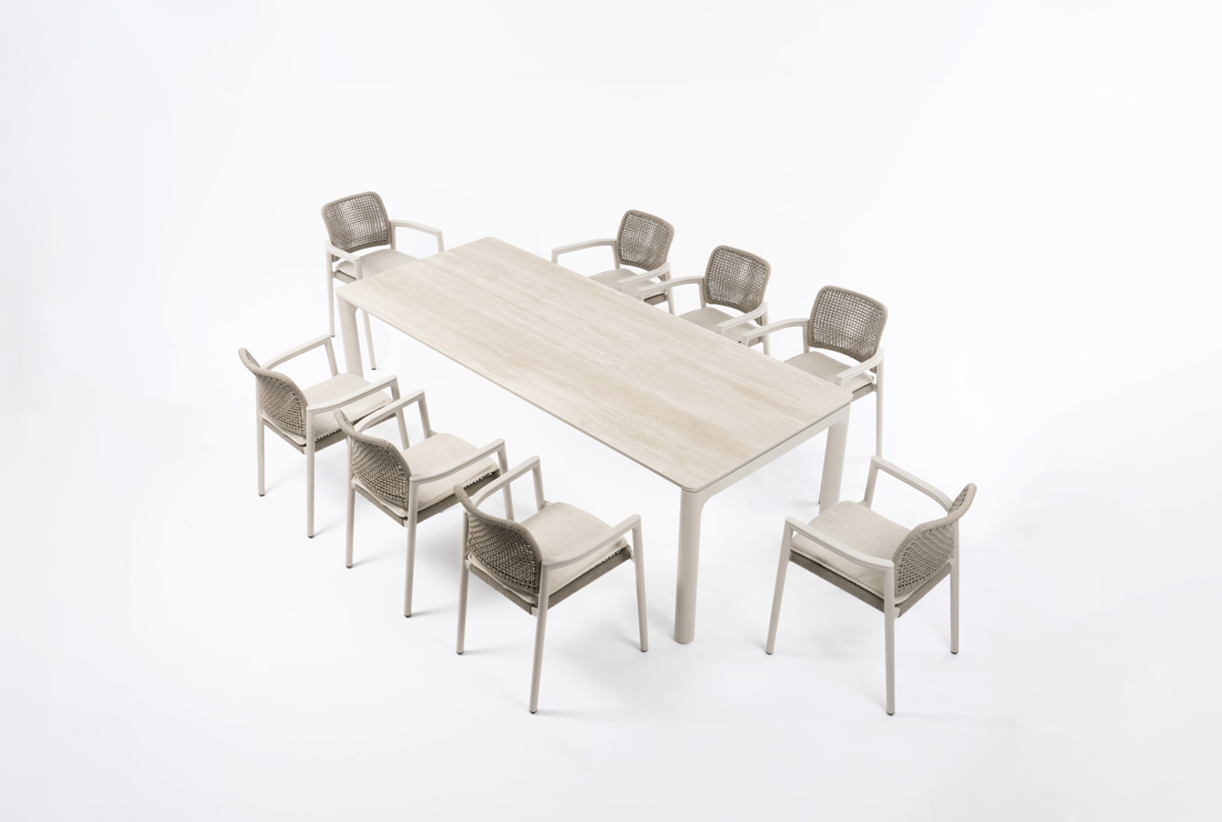 Slika od TOLO STO 240X98,5 MOCHA CERAMIC TOP SAND B