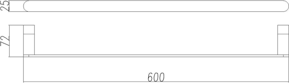 Slika od SS DRŽAČ ZA PEŠKIR 60CM